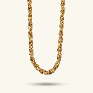 Libra Set Twisted Gold Bracelet MXDZS025G