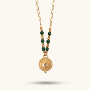 Libra eye with stones Necklace MXHFN139G