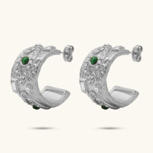 Libra Silver Cuff Hoops MXMWE434G