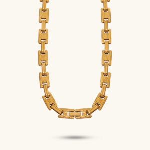 Libra Textured Link Chain Set MXYSS017G