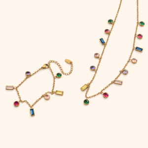 Libra multicolor gold set MXOMKS001G