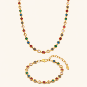 Libra colourful gold set MXOMKSN207G