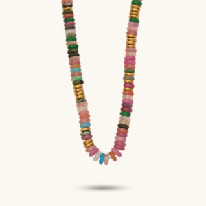 Libra gold natural Necklace MXKLOLN142G