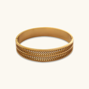 Libra gold bangle MXYLB341G