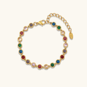 Libra colourful gold bracelet MXOMKSN207G