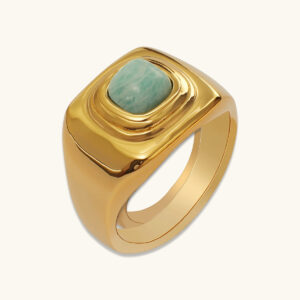 Libra Azure Signet Ring MXDZR603G