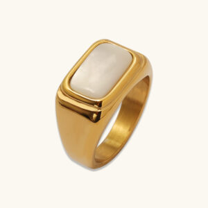 Libra Ivory Signet Ring MXR451G